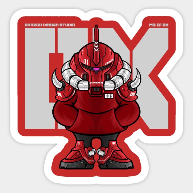 ODS OX Mech. Sticker by orozcodesign